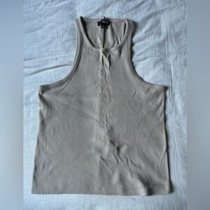 New Favorite Tank Top in Vintage Rib | J.Crew | Khaki | M